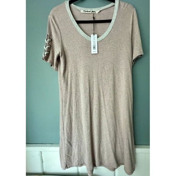 MICHAEL STARS ANTHROPOLOGIE Purple Short sleeve t-shirt dress SZ S - Loungewear - Picture 1 of 7